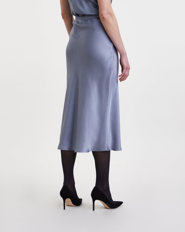 Anine Bing Skirt Bar Silk Grey S