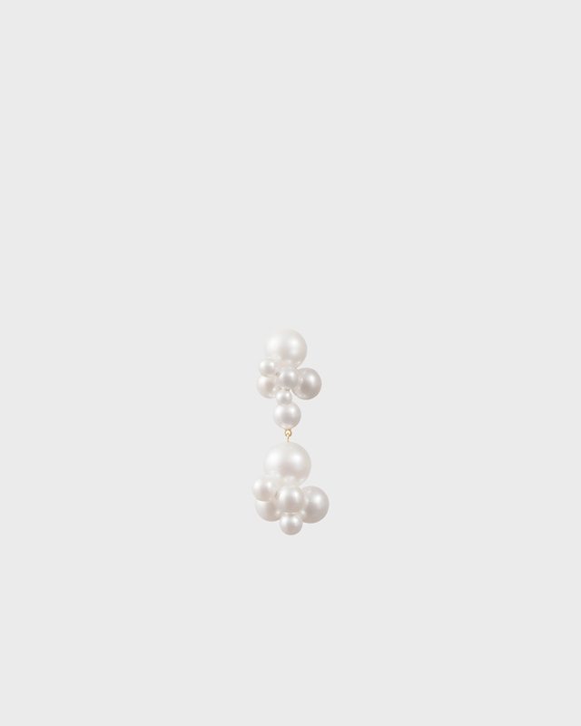 Sophie Bille Brahe Bisou Double Earring Pearl ONESIZE