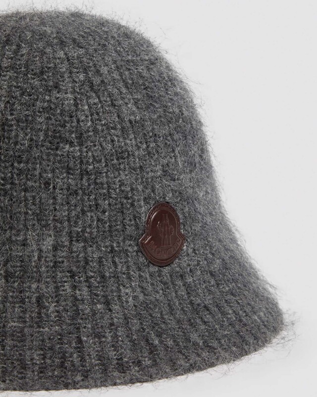 Moncler Bucket Hat Wool Mohair Grå M