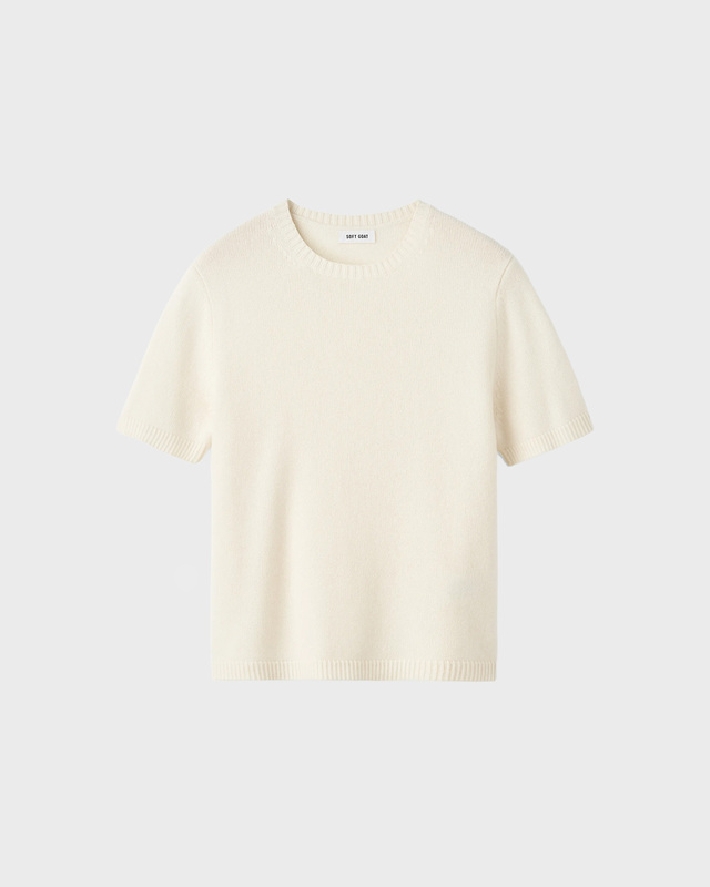 T-skjorte Oversized Cashmere White