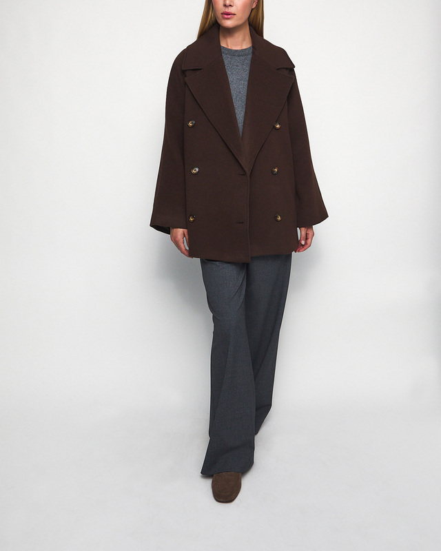 Wakakuu Icons Wool Coat Belgravia  Brun L