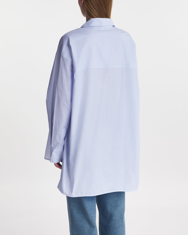 Anine Bing Shirt Chrissy Blå/vit L