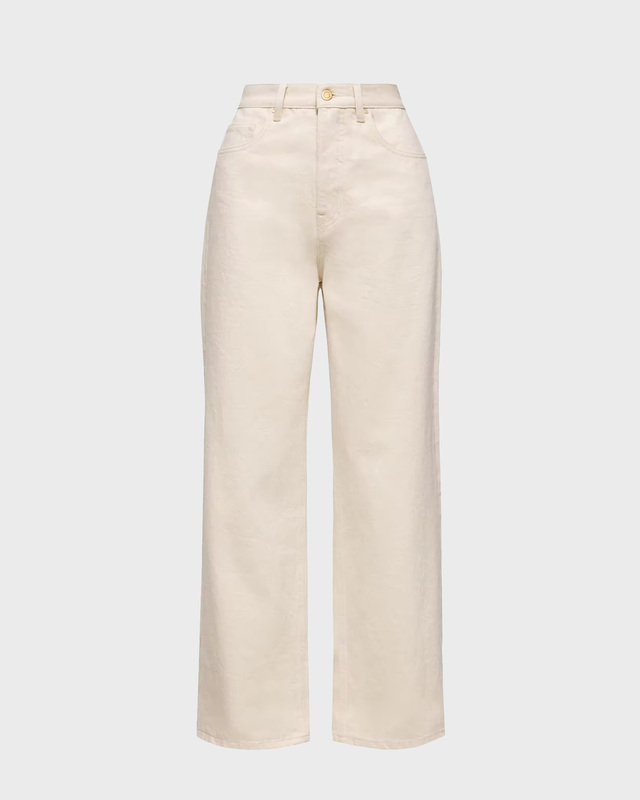 Jeans Cropped  Ivory