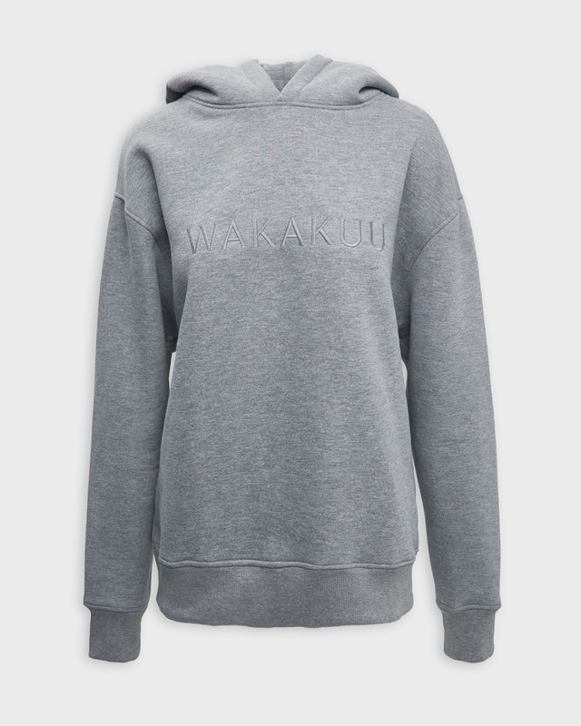 Wakakuu Wakakuu Unisex Hoodie Grey melange XXS