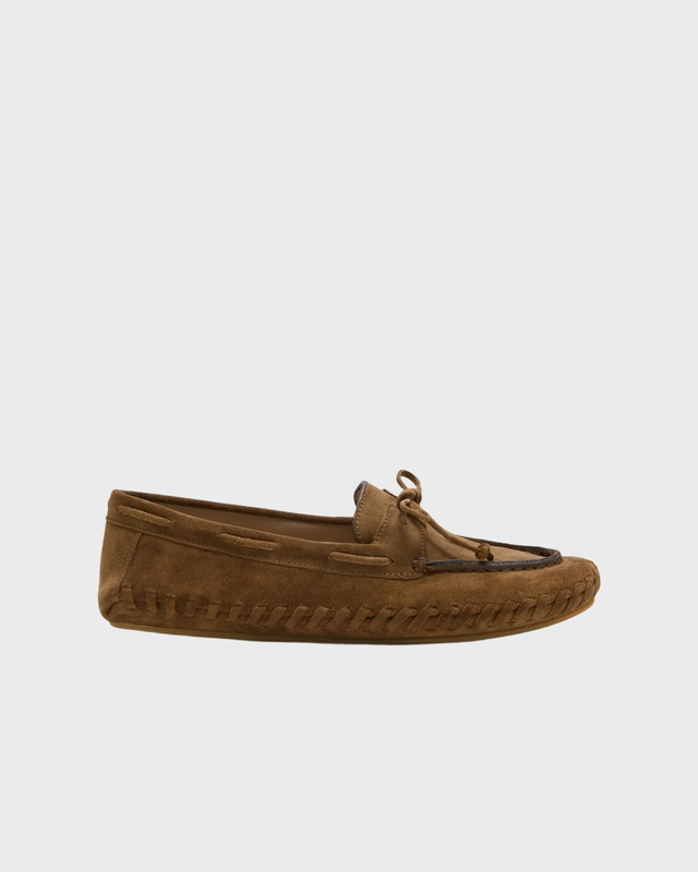 Loafers Driver Moccasin Woven Taupe