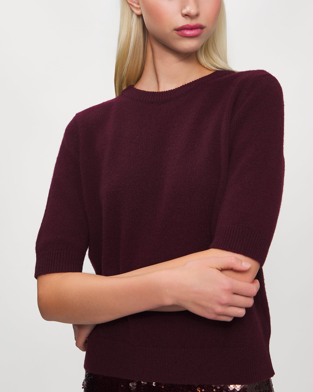 Wakakuu Icons Topp London Wool Cashmere Burgundy  L