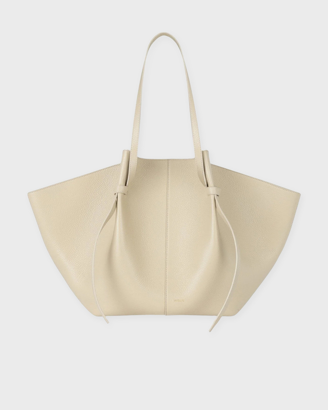 Bag XL Mochi Pebble Grain Leather Creme