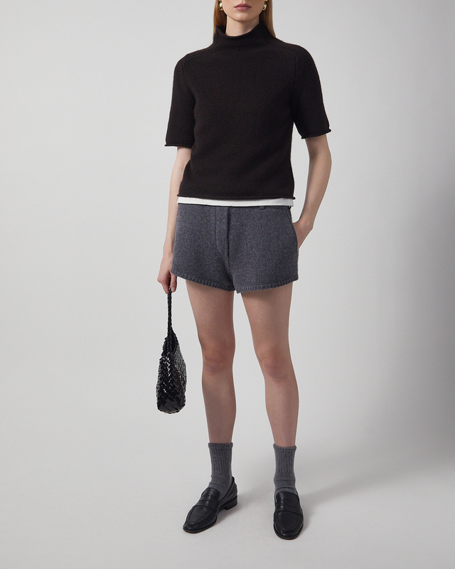 Sweater Fride Cashmere Mörkbrun