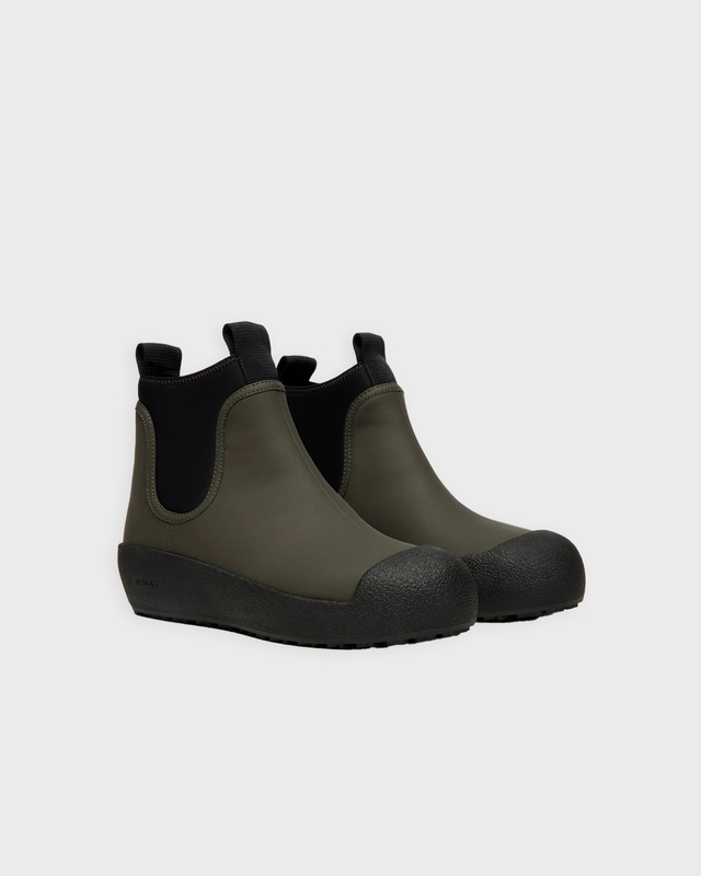 Bally Boots Gadey Calf Rubber Grå/svart EUR 37