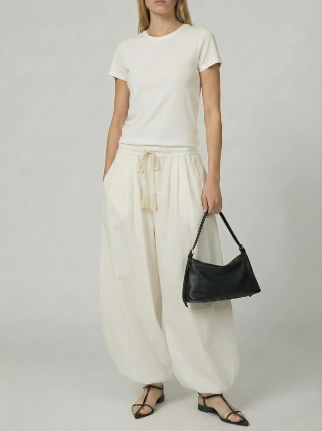 Trousers Bazaar White