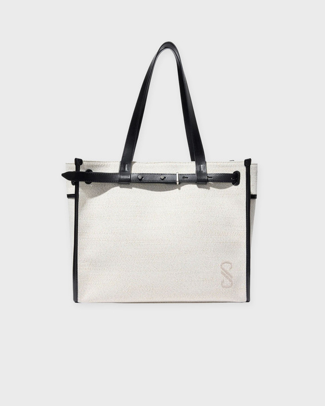 Proenza Schouler Väska Belted Tote in Canvas Natural ONESIZE