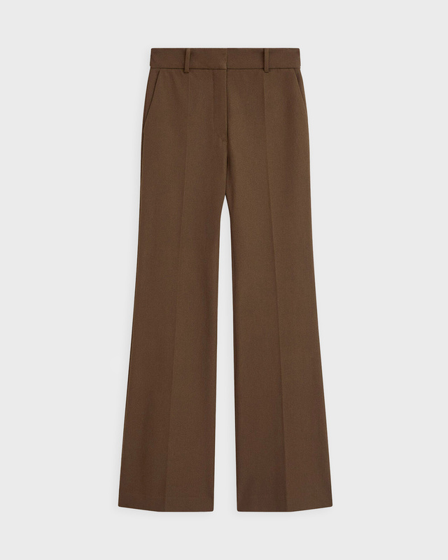 JOSEPH Trousers Gabardine Stretch Tafira Brown 36