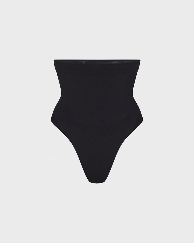 String Seamless Sculpt High Waist Onyx