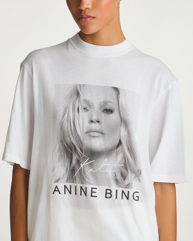 Anine Bing T-Shirt Avi Kate Moss White L