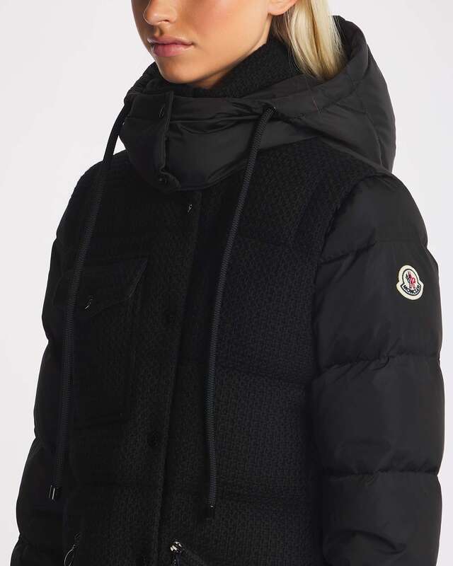 Moncler Artigny Long Coat  Svart MONCLER 1 (S)