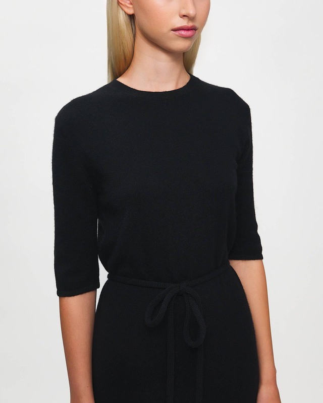 LISA YANG Dress Tilde Cashmere Black 2 (M-L)