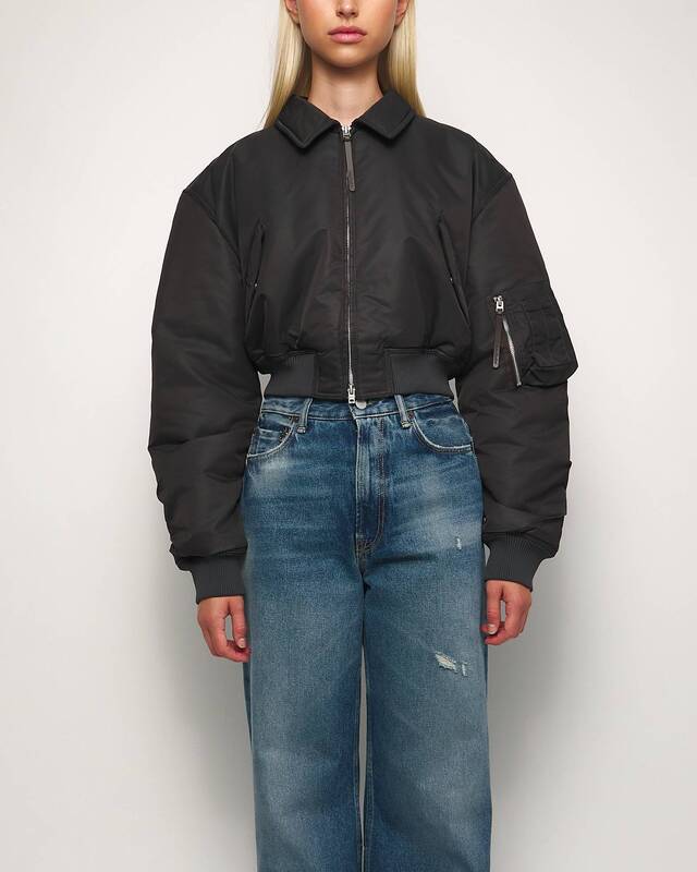 Acne Studios  Jacka Bomber Anthracite Grå 36