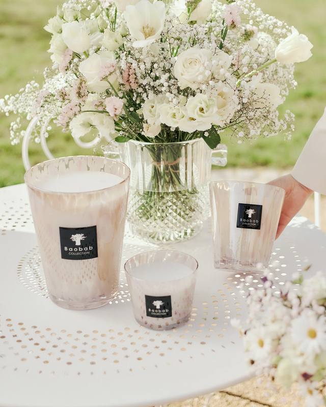 Doftljus Max 10 White Pearls  Pearl