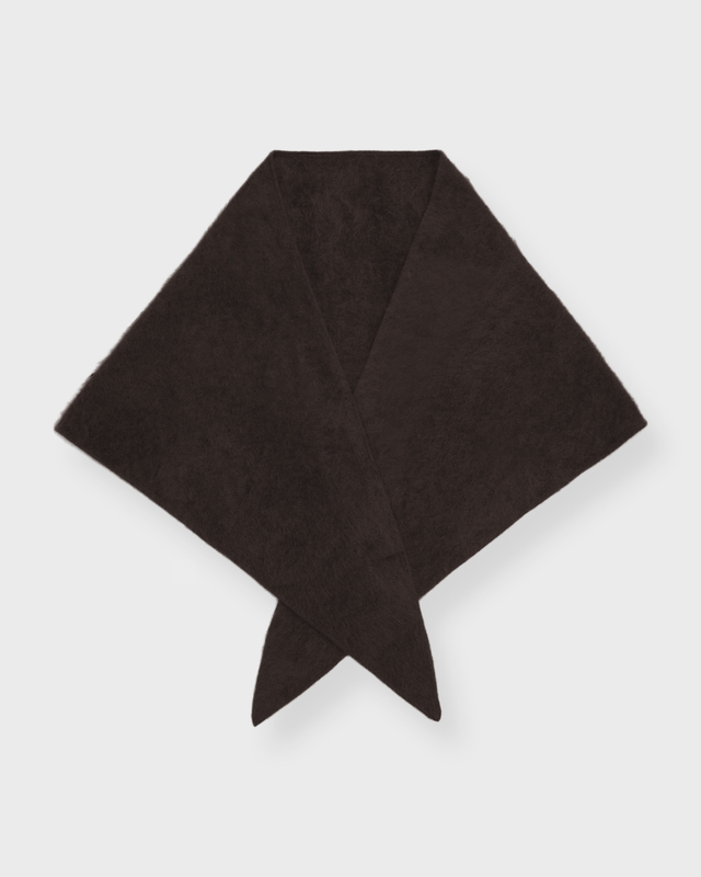 Scarf Bandana Wood Brushed Cashmere Wood