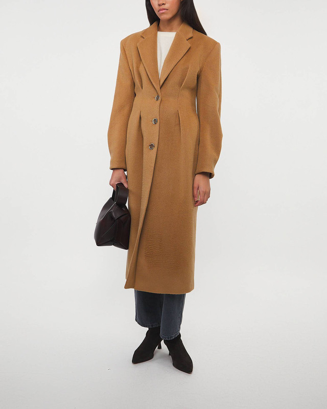 Dagmar Coat Cinched Camel 38