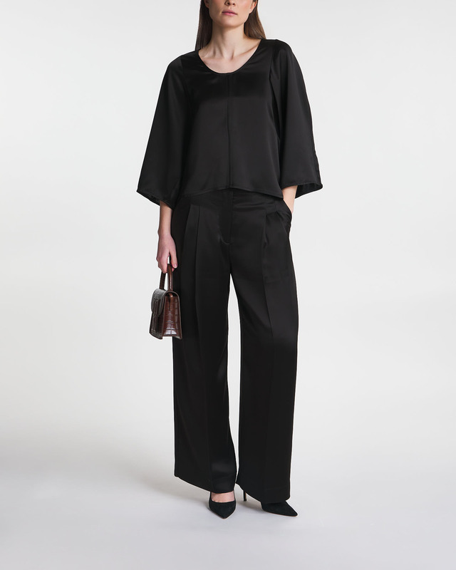 By Malene Birger Blouse Calyas Black 44