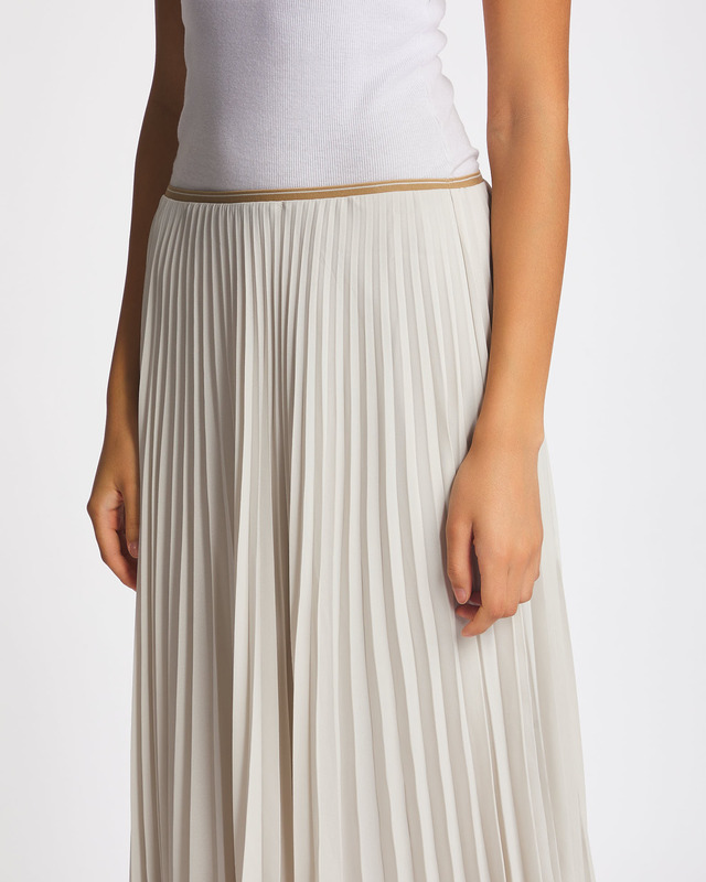 Vince Skirt Draped Pleated  White US 6 (EUR 38)