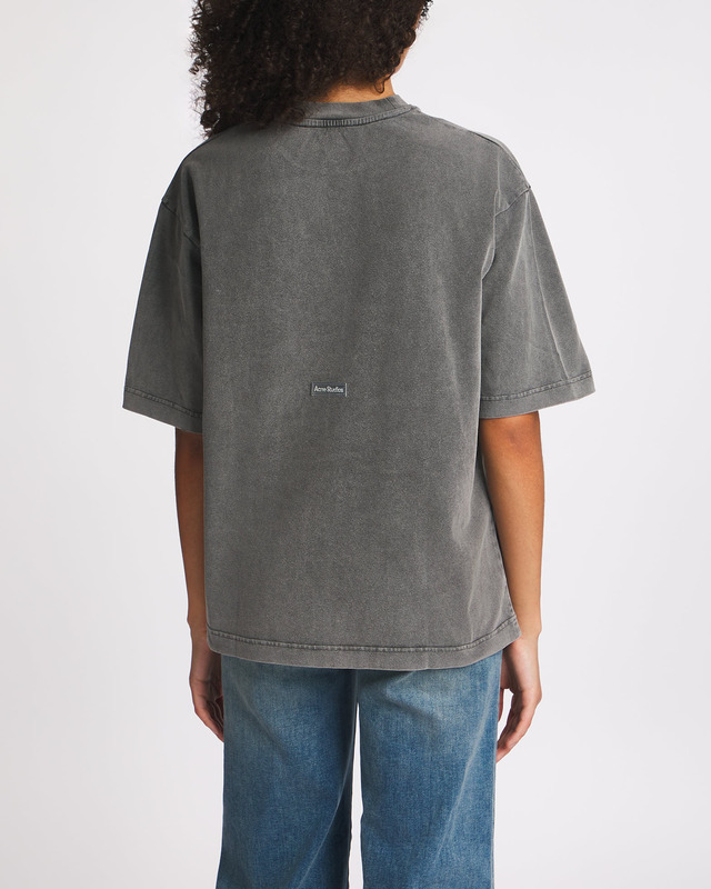 Acne Studios T-Shirt Relaxed Crew Neck Faded black XXS