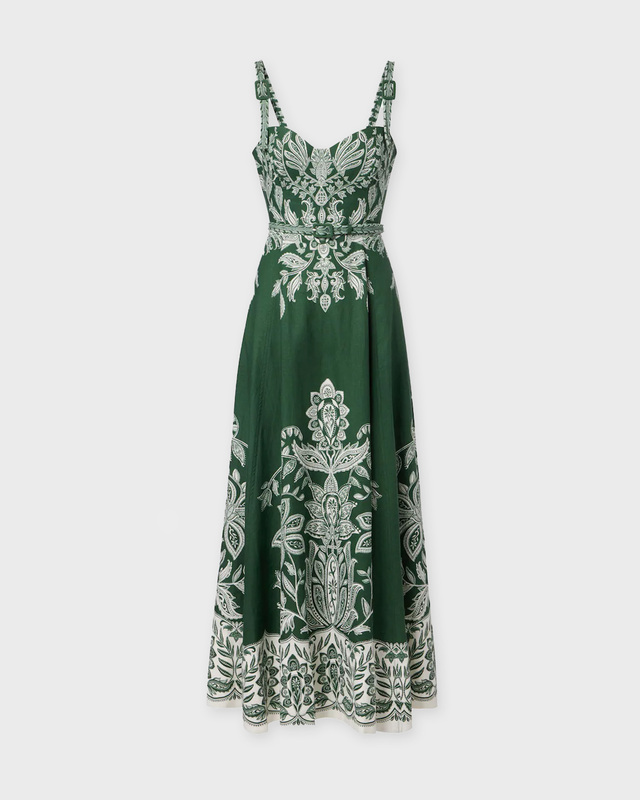 Dress Miranda Belt Buckles Maxi Grön