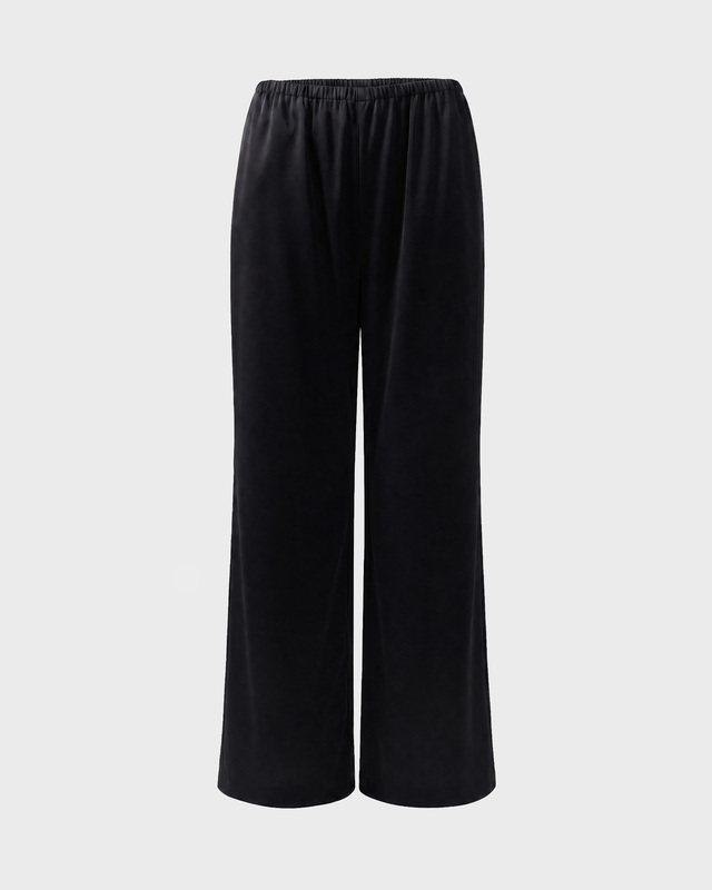 Bukser Adeline Satin Black