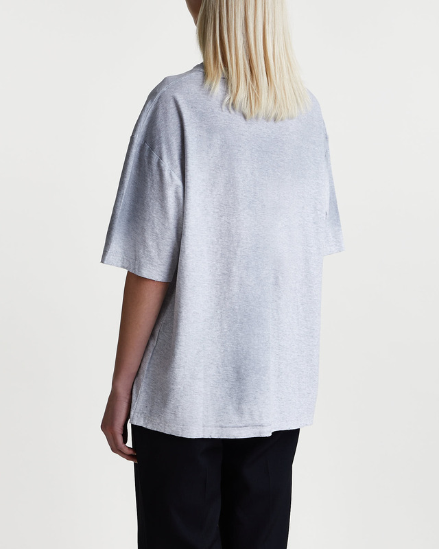 Acne Studios T-shirt Relaxed Logo Grey melange XS