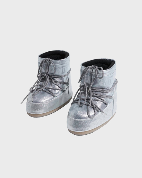 Boots Icon Low Glitter  Silver 2