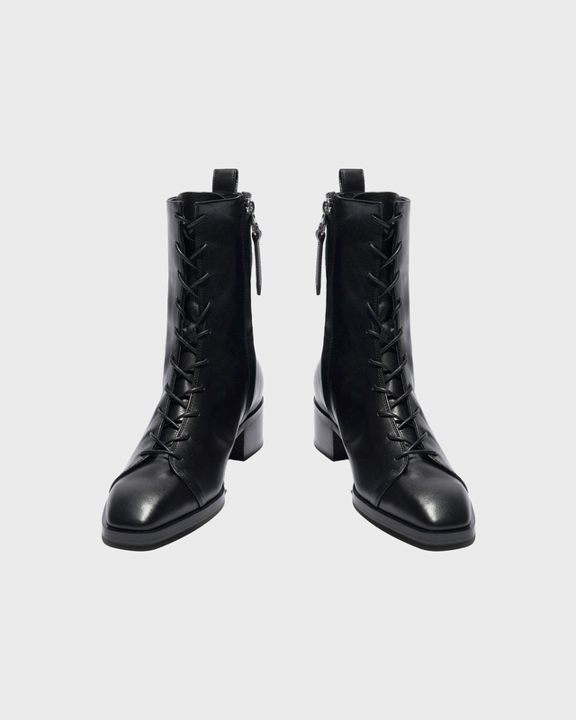 Ankelstøvlett Noel Calf Leather Svart