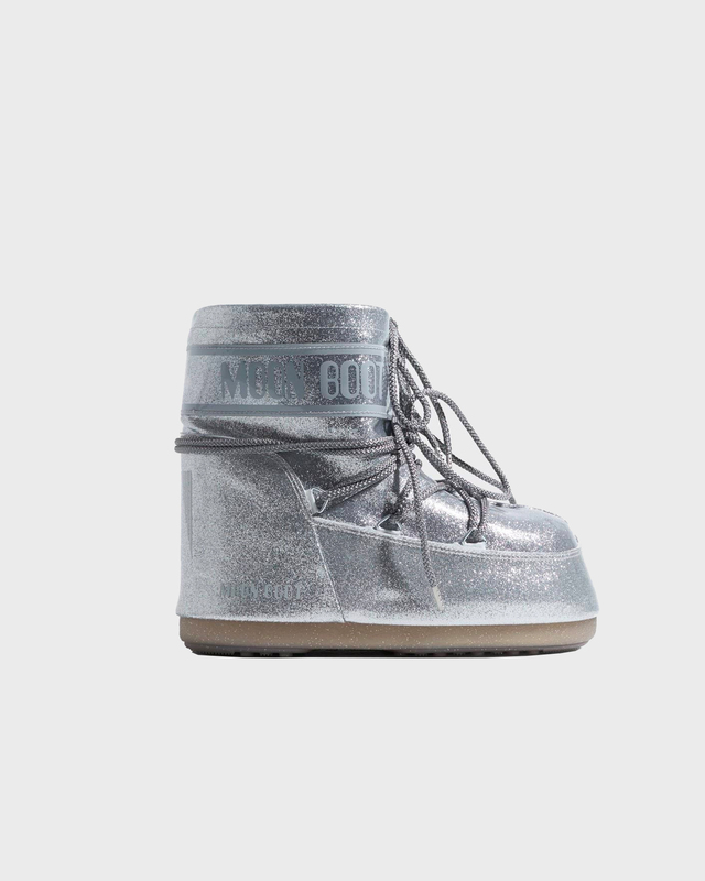 Moon Boot Boots Icon Low Glitter  Silver 36-38