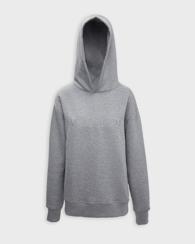 Wakakuu Wakakuu Unisex Hoodie Grey melange XXS