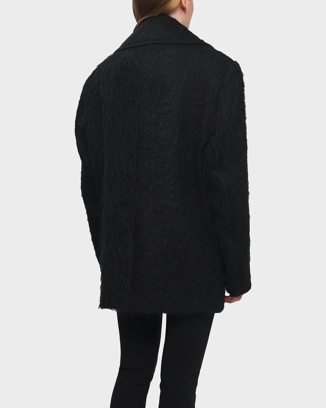 Acne Studios Coat Relaxed Wool-Mohair  Black 32