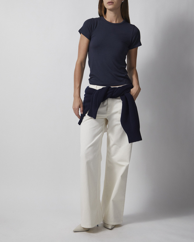 T-Shirt Baby Tee Modal Navy