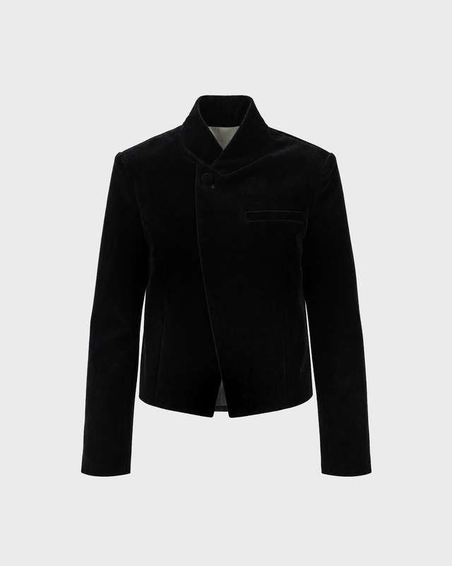Blazer Turn Velvet Black