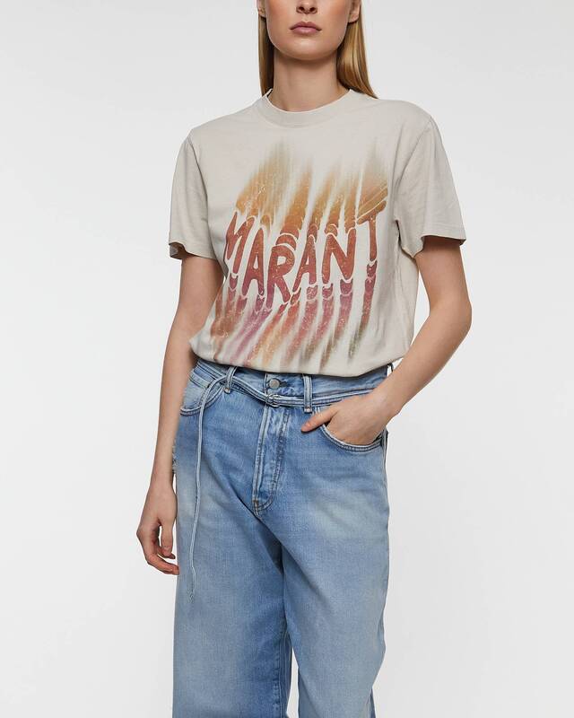 Isabel Marant Étoile T-shirt Zoeline Ecru XS