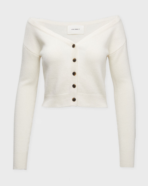 Cardigan Beata Cashmere White 1