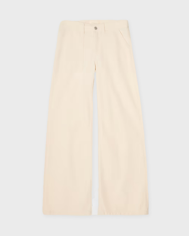 Trousers Guell Chevron Ecru Ecru