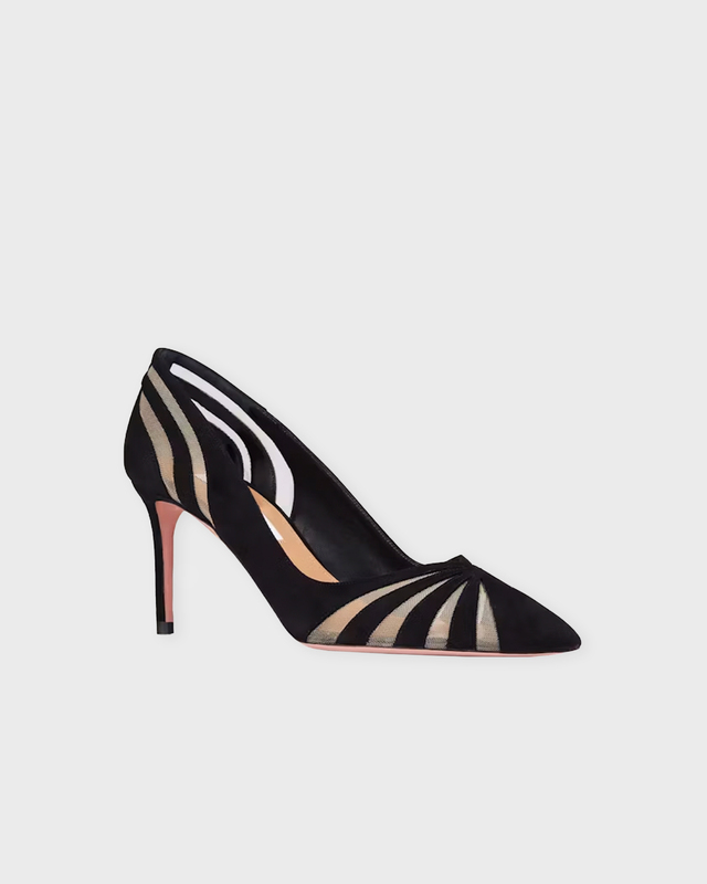 Aquazzura Heels The Spy Pump 75 Black EUR 39