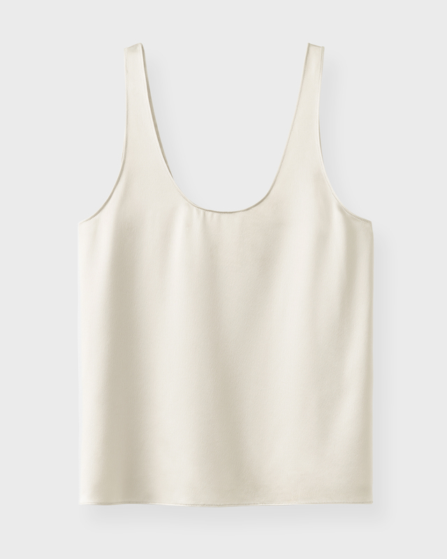 Topp Romy Satin Vanilj