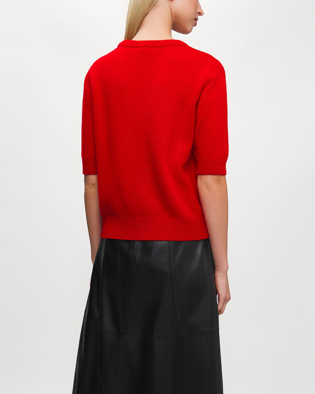 Wakakuu Icons Top London Wool Cashmere Red S