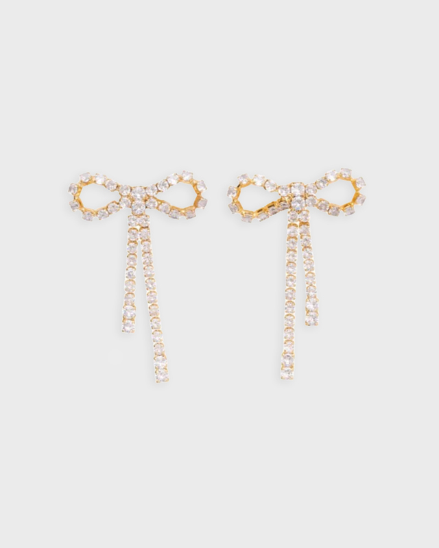 Pico Copenhagen Earrings Arco Large Crystal Studs Clear ONESIZE