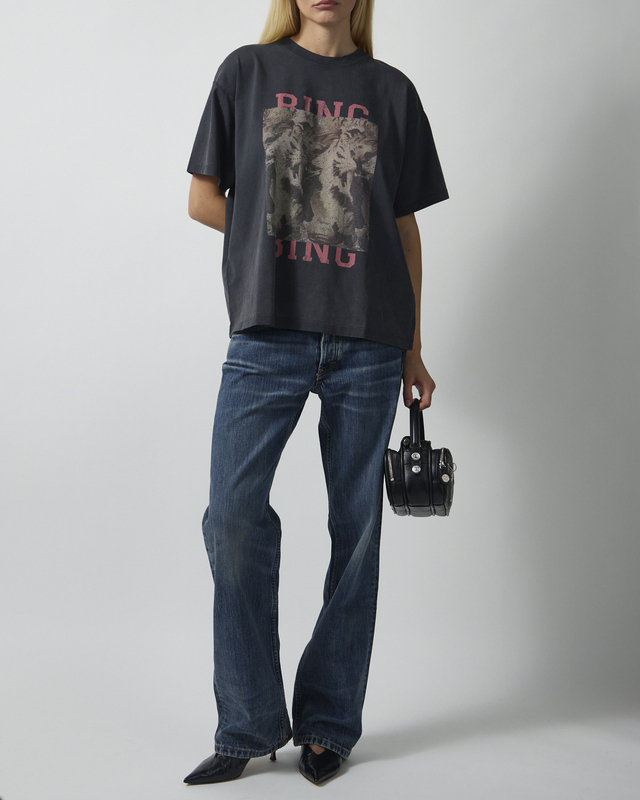 T-Shirt Cade Tee Tiger Bing Washed Black
