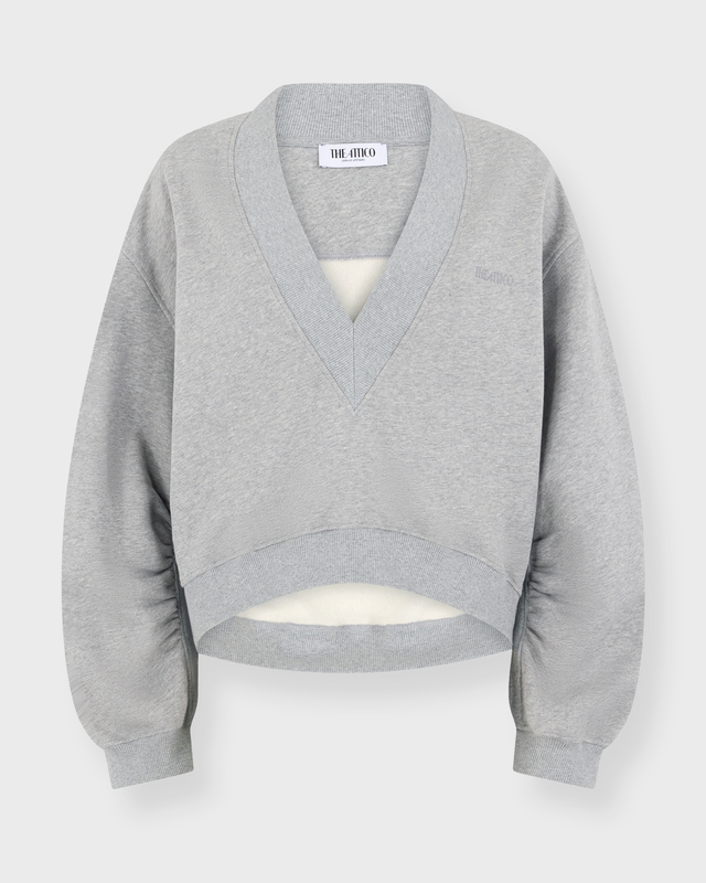 Sweatshirt faded grey Grey melange