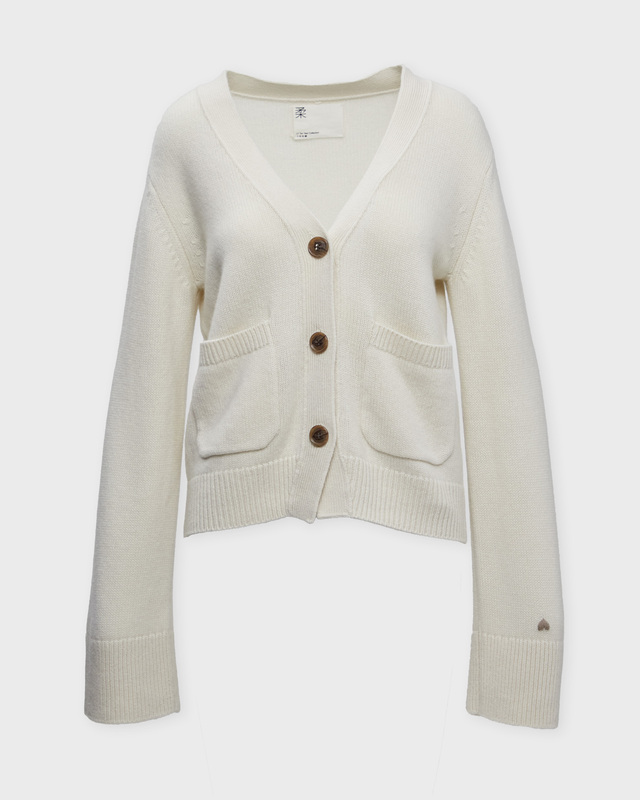 LISA YANG Cardigan Danni Cashmere White 1 (S-M)