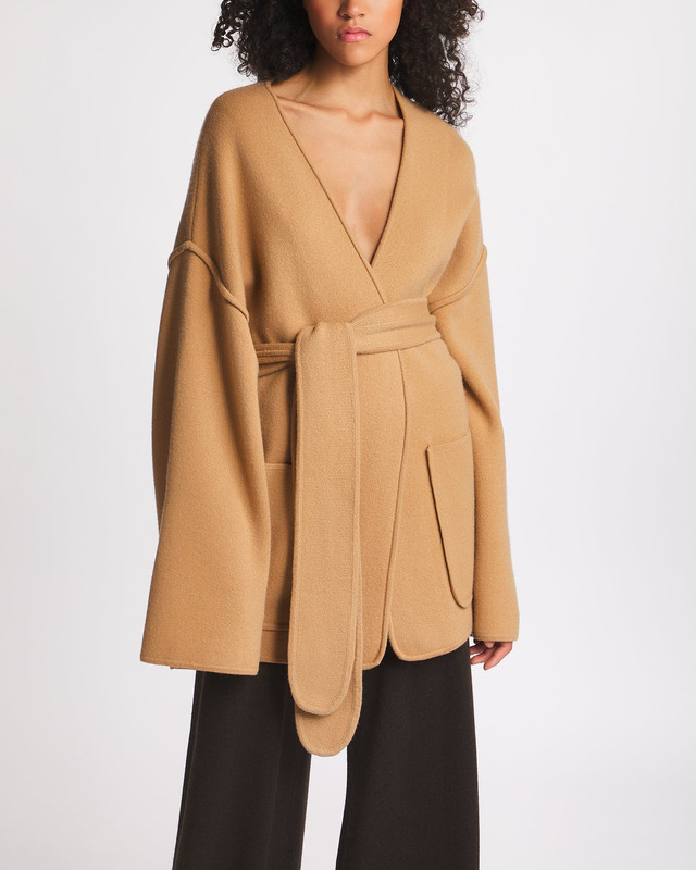 LISA YANG Cardigan Fiora Coat Cashmere Beige 2 (M-L)