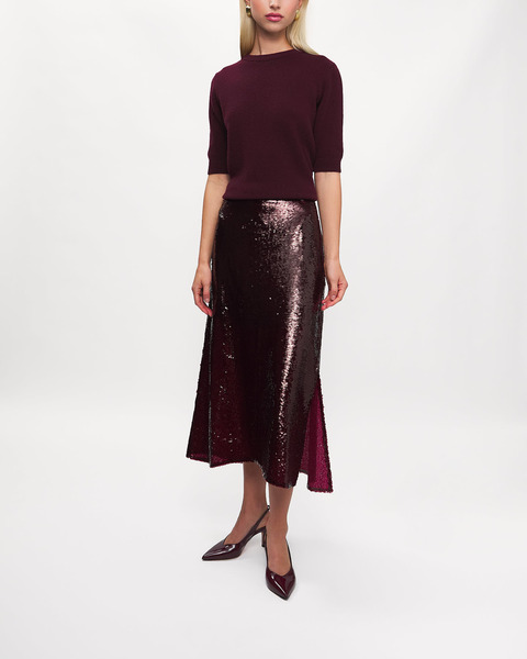 Skirt Alba  Burgundy  2