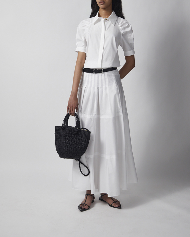 Skjorta Cotton Poplin Optical White